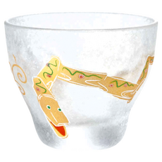 ADERIA 蛇 清酒杯, 透明色, 1個