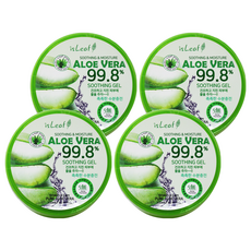 isLeaf 蘆薈保濕凝凍, 300ml, 4罐