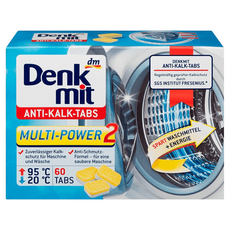 dm Denk mit 洗衣槽清潔錠 Set 60顆, 保持洗衣機清潔，延長使用壽命, 1盒