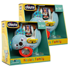 Chicco 多功能無尾熊吊掛玩具，適用於6個月以上寶寶，推車/嬰兒床懸掛玩具, 2個