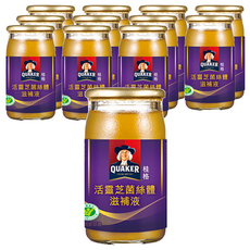 QUAKER 桂格 活靈芝菌絲體滋補液, 6罐, 60ml, 2盒