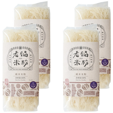 老鍋米粉 純米米粉 Set, 100%純米, 無添加, 新竹特產, 50g, 4入, 4袋
