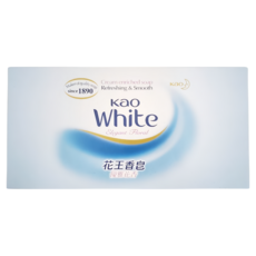 花王 White 優雅花香香皂 85gx12入, 泡沫豐富細緻，洗後散發優雅花香, 1.02kg, 1盒