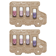 nailmatic KIDS 水漾亮彩指甲油小巴士組 (四入), 兒童專屬無毒可水洗指甲油, 指甲油8ml x 4瓶, 2組