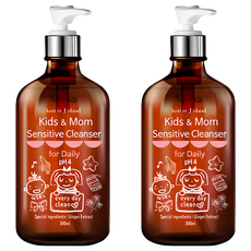 Kori In J Island Kids+Mom 親子舒敏潔面露，日常護理，pH4，300毫升, 300ml, 2瓶