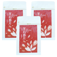 御茗園 鮮泡茶 茉莉香片茶 三角茶包, 茶香芬芳撲鼻, 熱泡冷泡不苦澀, 3g, 12包, 3袋