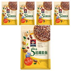 QUAKER 桂格 5+超纖穀飯, 1kg, 5包