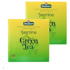 Stassen 司迪生 茉莉綠茶, 150g, 100茶包, 1.5g, 100包, 2盒
