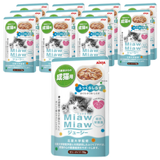 MIAWMIAW 妙喵 主食餐包, 鰹魚+吻仔魚, 70g x 12包, 成貓適用, 鰹魚 + 吻仔魚