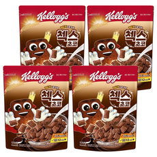 Kellogg's 家樂氏 COCO 可可猴 巧克力格格脆麥片, 570g, 4包