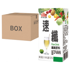 紅牌 RICO 速纖 纖維飲料 300毫升 x 24入, 300ml, 72入