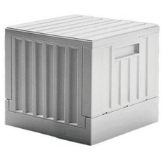 livinbox FB-3232 小貨櫃收納椅, 貨櫃屋造型設計 組裝簡易又方便, 白, 1個