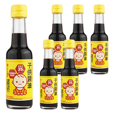 Yamaka 子供醬油, 低鈉減鹽35% 寶寶食品調味, 150ml, 6瓶
