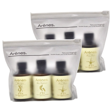 Arenes 愛霓思 EO旅行組D Set, 含洗髮露, 護髮素, 潔面乳, Pure Fragrance Healing, 60ml, 2組