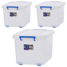 KEYWAY 聯府 滑輪整理箱 90L, K800, 3個