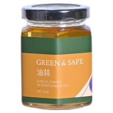 GREEN&SAFE 永豐餘生技 油蒜, 150公克 蒜花 蒜頭 台灣產, 150g, 1罐