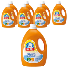 白熊 洗碗精, 椰子油護手配方, 無添加香精, 4公斤, 4kg, 8桶