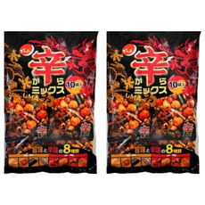 DENROKU 傳六 辣味什錦豆果子, 8種美味, 10袋入, 260g, 2袋
