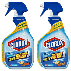 CLOROX 高樂氏 強效除霉清潔噴劑, 含漂白水成分, 946毫升, 946ml, 2瓶