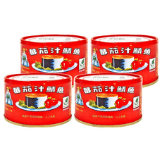 同榮 番茄汁鯖魚罐頭, 230公克, 保證不添加防腐劑、人工色素, 230g, 4罐