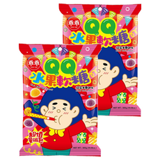 乖乖 QQ水果軟糖經濟包 綜合水果口味，大人小孩都愛的超人氣軟糖, 190g, 2袋