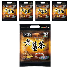 薌園 黑糖老薑茶, 上等老薑母熬製 18倍濃縮萃取 漢方古法精煉 無添加, 10g, 18包, 5袋