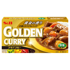 S&B 愛思必 金牌咖哩 中辛, 日本原裝進口, 198g, 1盒