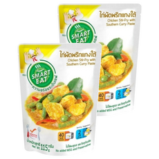SMART EAT 南方風味咖哩打拋雞肉即食包, 115克, 無味精, 無防腐劑, 115g, 2包