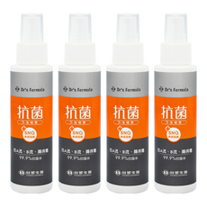 台塑生醫 Dr's Formula 抗菌防護噴霧瓶, 100g, 4瓶
