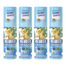 熊寶貝 衣物清新噴霧, 含天然精油, 美國專利消臭技術, 中和衣物異味, 森林瀑布, 100ml, 4瓶