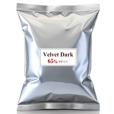 파베글라스 벨벳 다크 65 커버춰 리얼 초콜릿, 400g, 1개