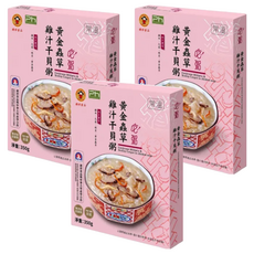 禎祥食品 黃金蟲草雞汁干貝粥 350公克, 350g, 3盒