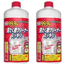 日本 火箭石鹼 洗衣槽清潔劑, 99.9%除霉, 550g, 2瓶