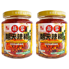 德昌 蒜蓉朝天辣椒, 精選特級朝天椒, 古法釀製, 240g, 2罐