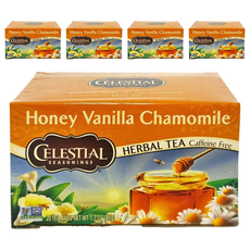 CELESTIAL SEASONINGS 詩尚草本 蜂蜜香草洋甘菊茶，無咖啡因, 2.35g, 20包, 5盒