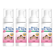 LION 獅王 趣淨 洗手慕斯 便攜型 檸檬香, 50ml, 4瓶