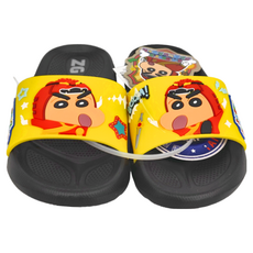 Shinchan 蠟筆小新 x 超級戰隊 EVA拖鞋, 黃/黑, 黃 + 黑
