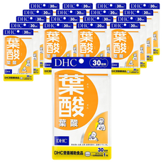 DHC 葉酸 30日份 Set, 補充多種維生素B, 維持健康與美麗, 每日一粒 養顏美容, 30顆, 18包