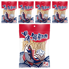 北海 鱈魚香絲, 味道鮮美, 休閒零嘴最佳良伴, 103g, 5包