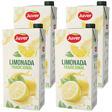 Juver 茱兒 傳統檸檬汁 2公升, 2L, 4瓶