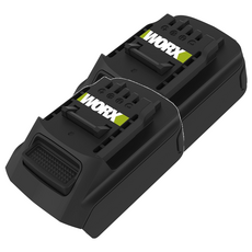 WORX 威克士 橘色系列機子 20V鋰電池轉換器 可轉接綠色電池 WA4600, 2個