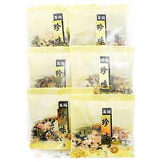 珍味 即時沖泡湯品 貝柱海帶芽湯 Set 6包, 小包裝方便攜帶, 36g, 1袋
