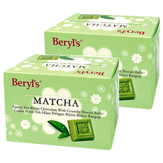 Beryl's 餅乾粒綠茶味白巧克力 60g, 2盒