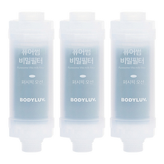 BODYLUV 香氛濾芯 第二代 (柚香海鹽)，提升肌膚補水保濕效果，去除水中餘氯，享受保養，雙重呵護, 3個