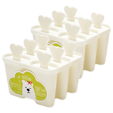 KEYTOSS 詰朵斯 ICE 環保冰棒組 雪糕, 食品級環保材質 PP 耐溫-20°C至100°C, 顏色隨機, 2個