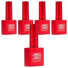Jello Jello 可撕式底層凝膠 10毫升 韓國, 透明, 10ml, 5瓶