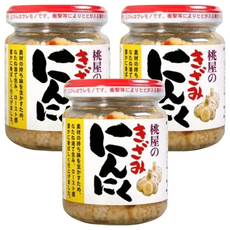 桃屋 大蒜末醬, 保留食材原有風味, 提升料理層次, 菜籽油, 無添加香料, 125g, 3罐