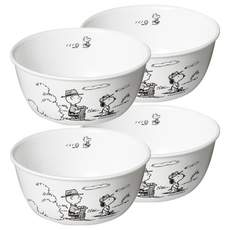 Corelle Brands 康寧餐具 麵碗 Set 828毫升 4入 玩耍史努比款, 4個