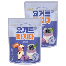 ibobomi 乳酸菌優格點心, 藍莓味, 含乳酸菌, 適合成人及幼童, 16g, 2包