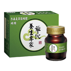 華佗養生專家 冬蟲夏草菌絲體雞精, 古法製作, 100%天然藥材, 零脂肪, 零膽固醇, 12瓶, 70g, 1盒